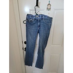 AG Adriano Goldschmied Women's The Premiere Skinny Straight Blue Jeans Size 30 R